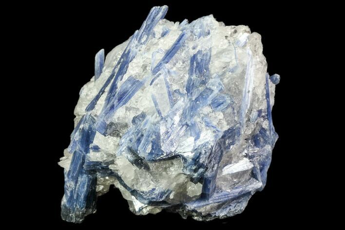 Vibrant Blue Kyanite Crystals In Quartz - Brazil #80399